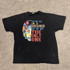 Beatles John Lennon Imagine Band T Shirt Adult XL